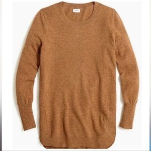 J. Crew crewneck split hem wool blend sweater